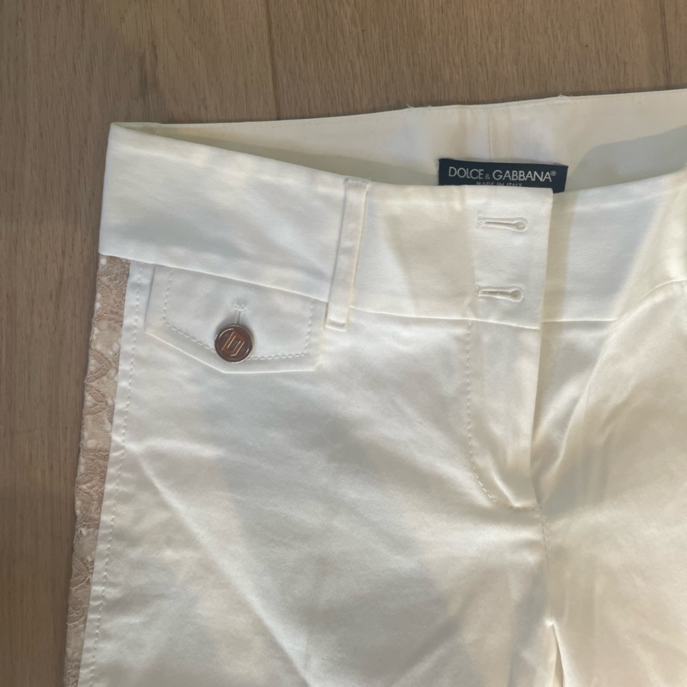Authentic Dolce & Gabbana White Pants